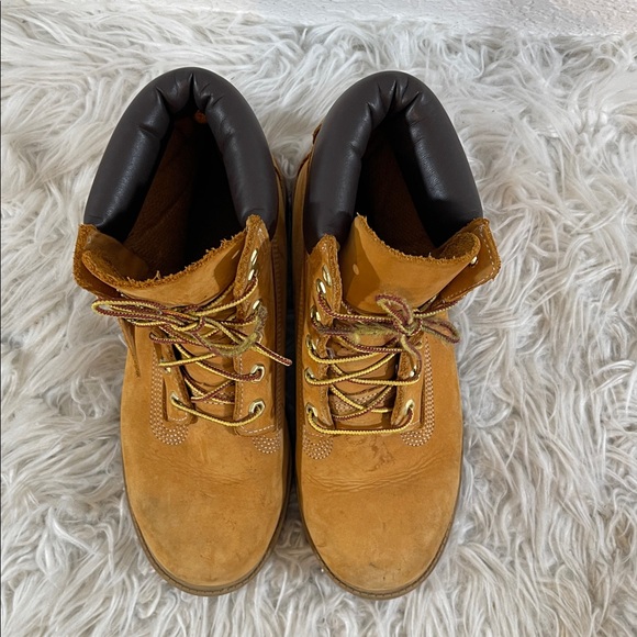 TIMBERLAND Premium 6-Inch Waterproof Boot in Yellow Size Mens 7 (Womens 9) - Picture 2 of 12